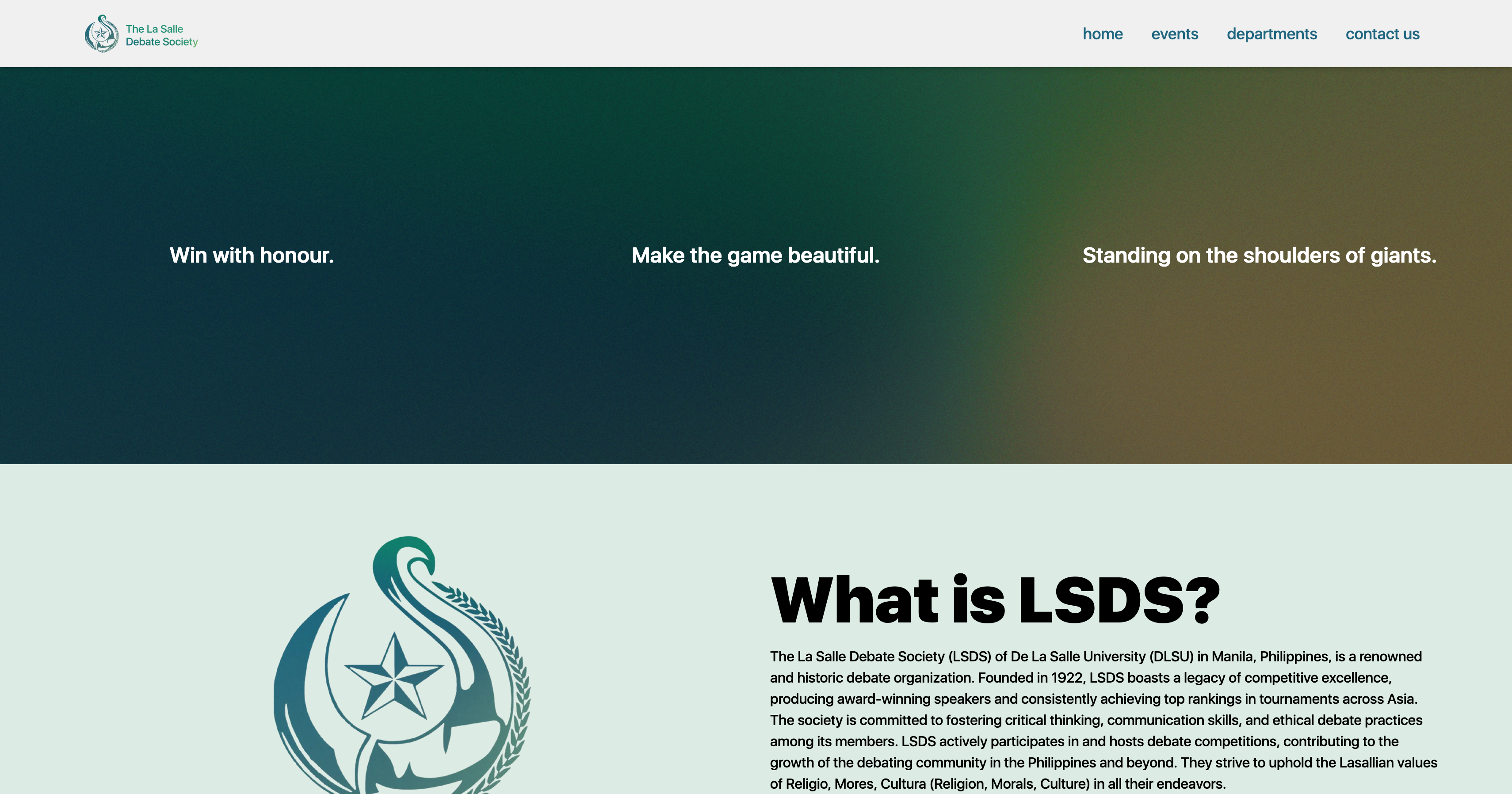 La Salle Debate Society Official Website