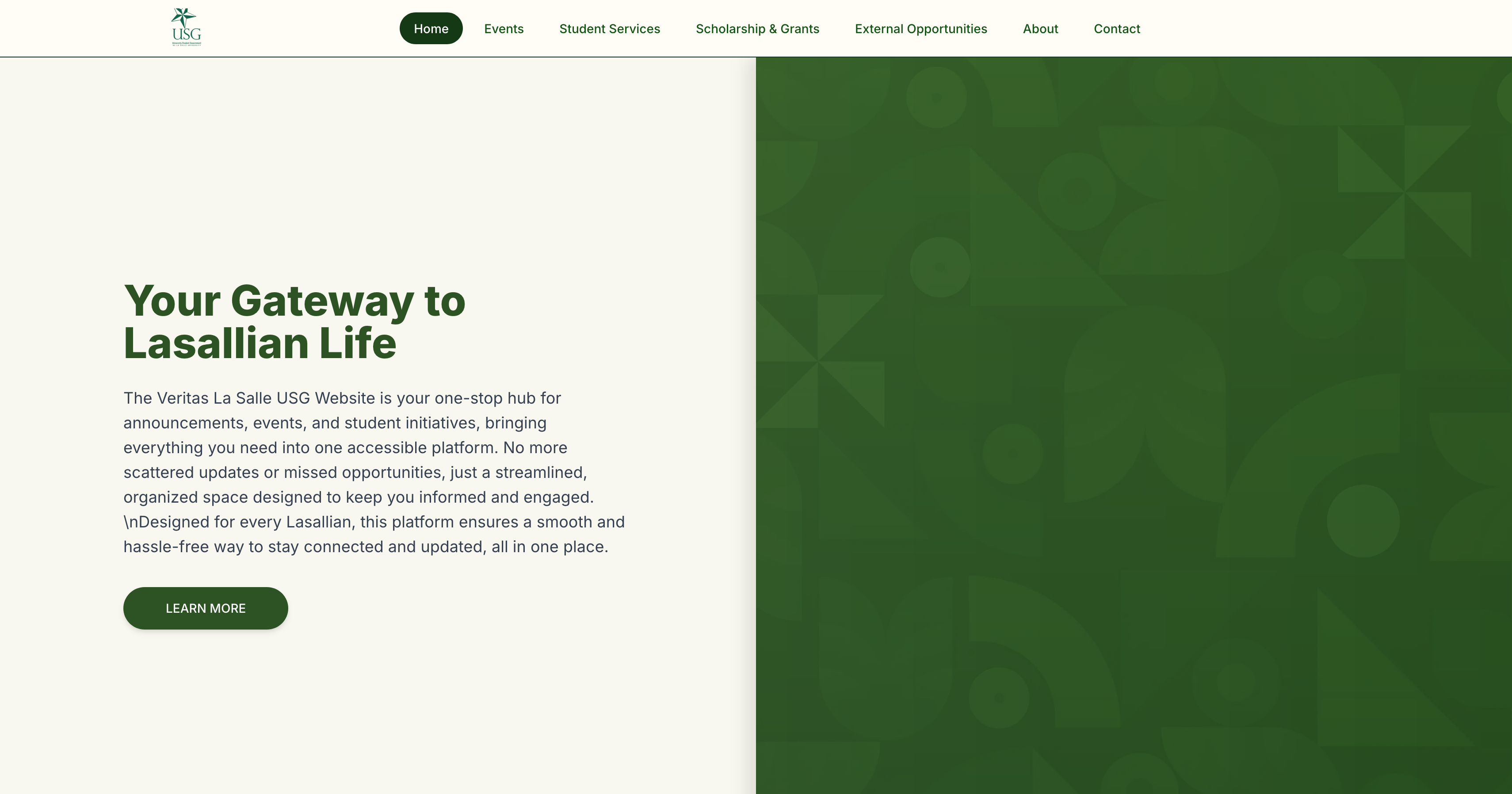 Veritas La Salle USG Digital Platform